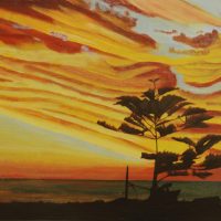 Acrylic Landscape Painting